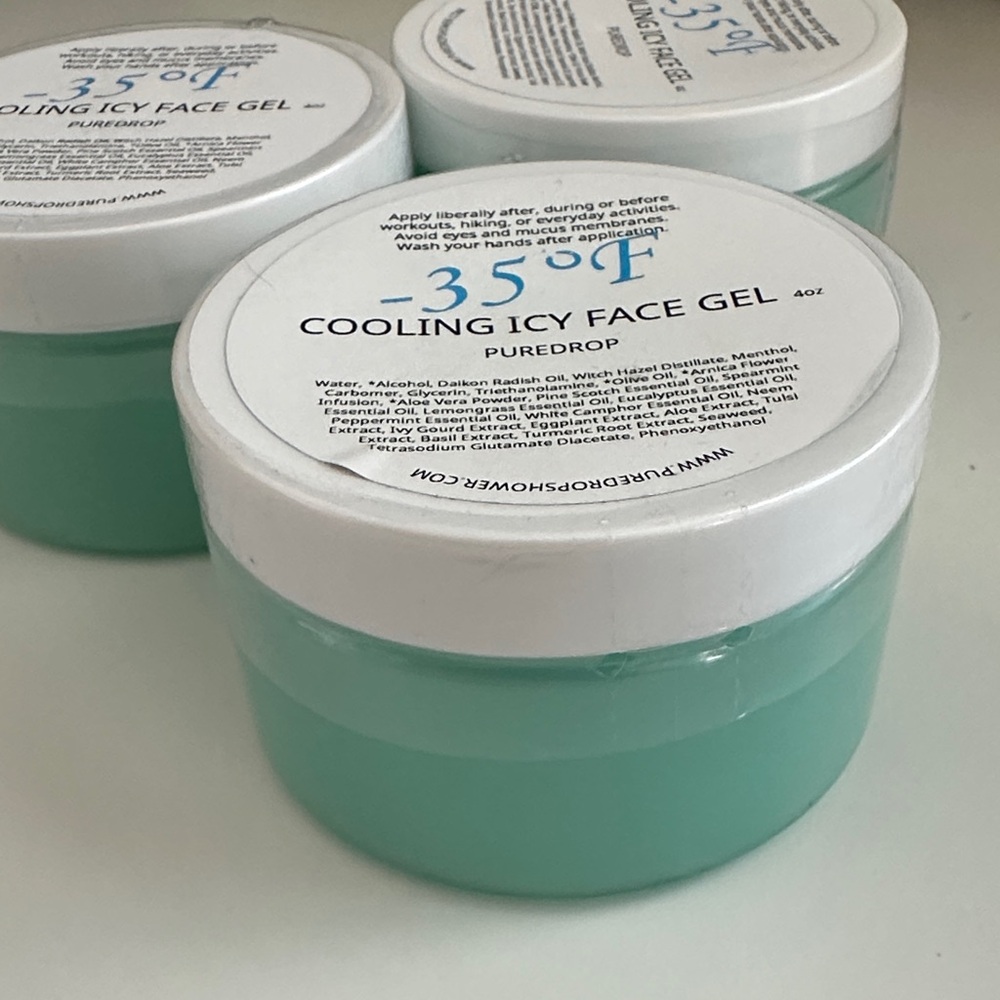 Cooling Icy Face Gel Minty - Picture 2 of 3